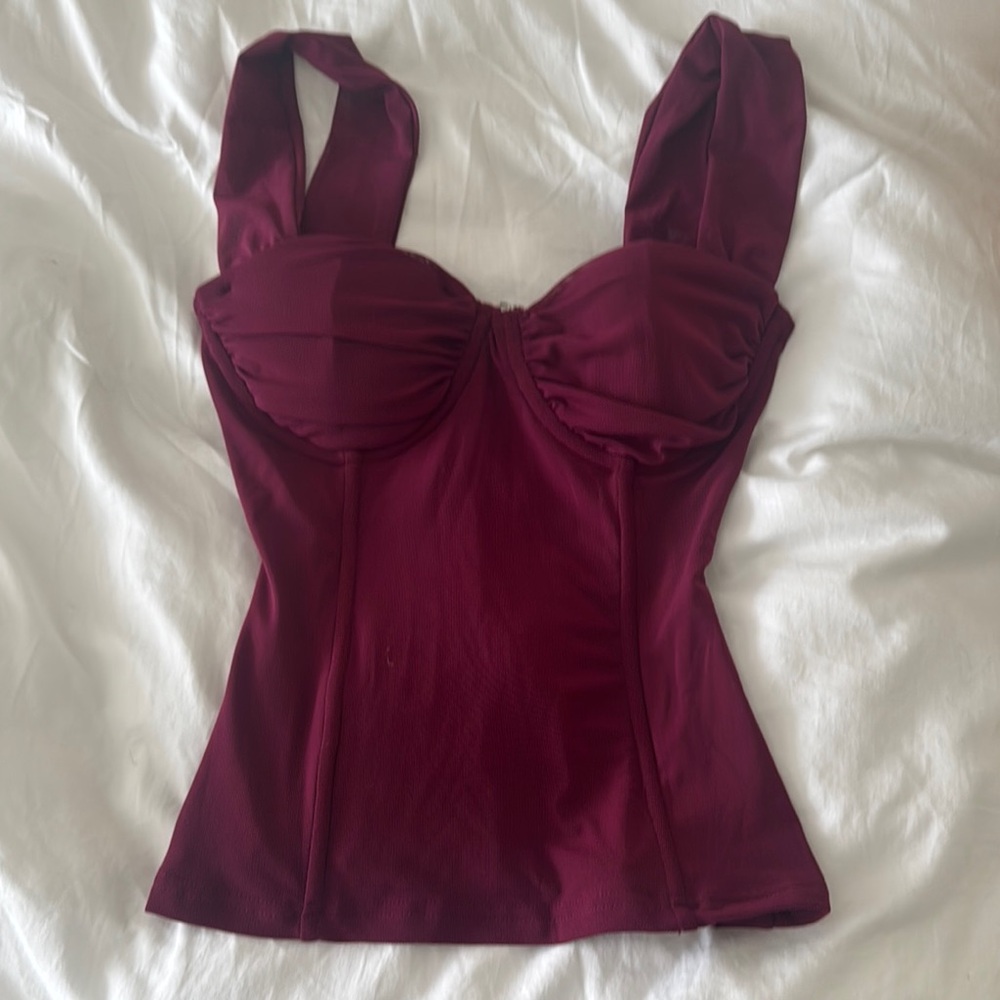 Princess Polly Burgundy Top